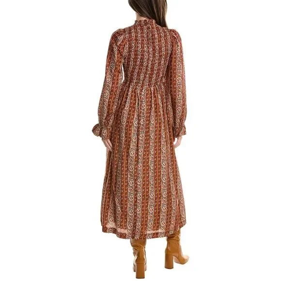 Marie Oliver Freddie Silk-Blend Dress - Picture 2 of 3